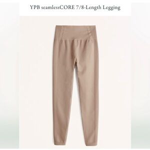 NWT Abercrombie YPB seamlessCORE 7/8 Length Leggings in Willow Taupe Size S